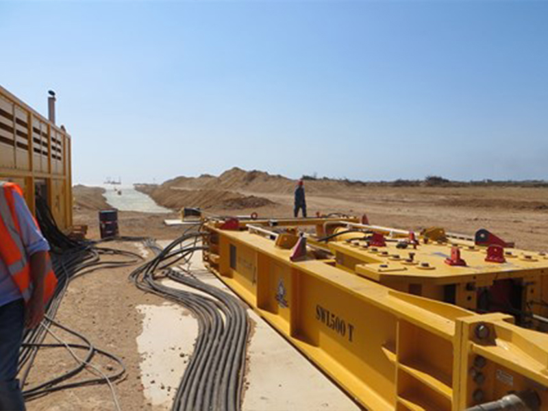 Perla Gas Project Venezuela  500 Ton Linear Winch KTC 500 | Bezemer Group
