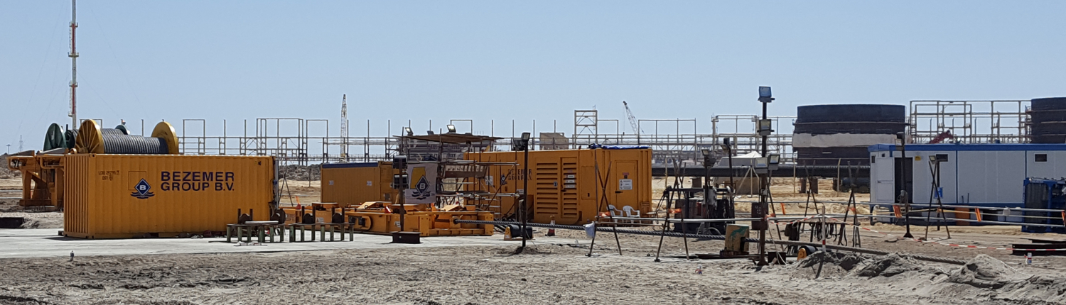 Zohr Project Egypt 400 ton linear winch KTC400