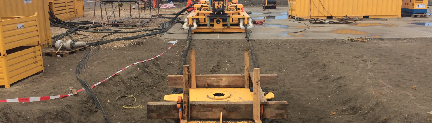 Zohr Project Egypt 400 ton linear winch KTC400