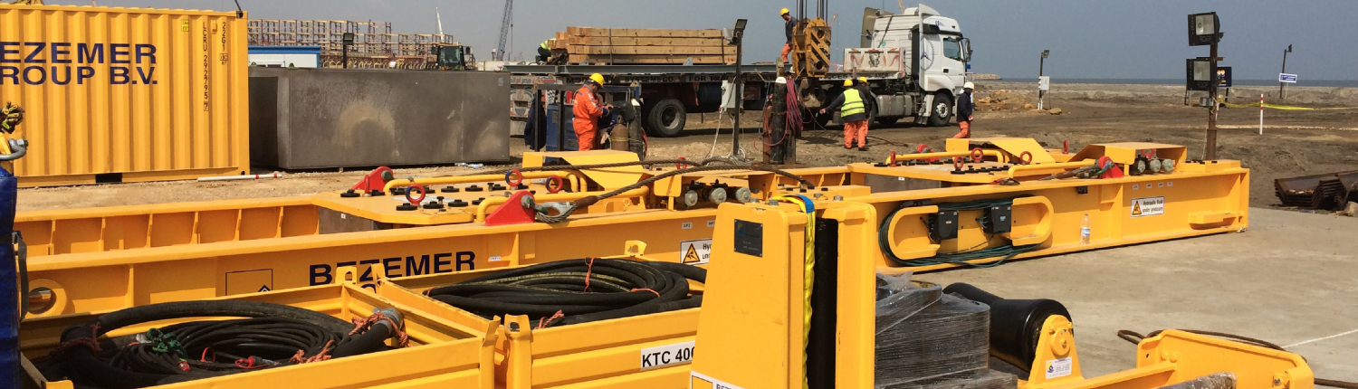 Zohr Project Egypt 400 ton linear winch KTC400