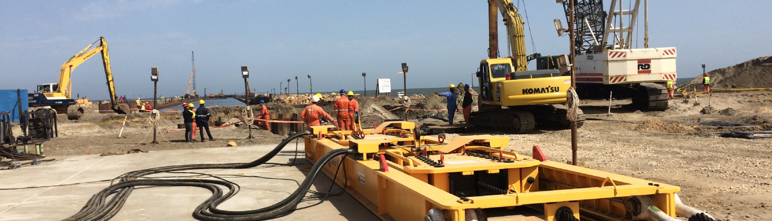 Zohr Project Egypt 400 ton linear winch KTC400