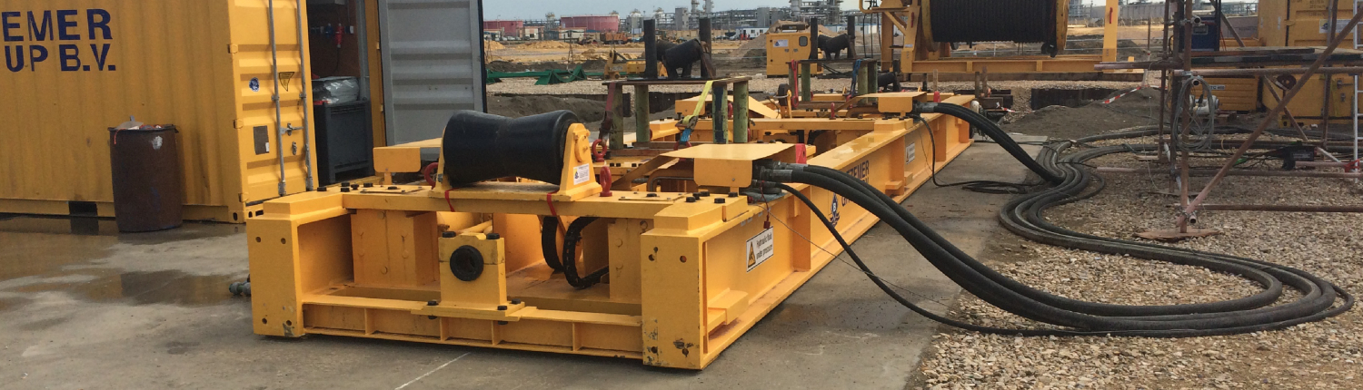Zohr Project Egypt 400 ton linear winch KTC400