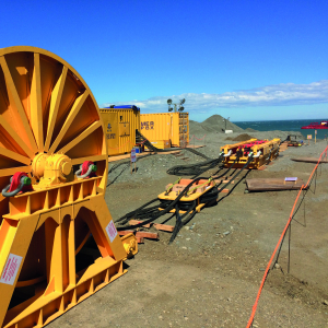 PIAM Project Argentina 500 ton linear winch C600