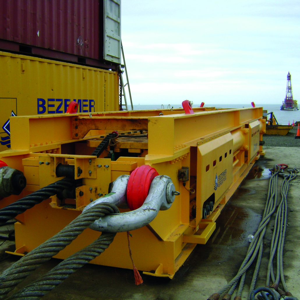 500 Ton Linear Winch Type CPM 1100 | Bezemer Group