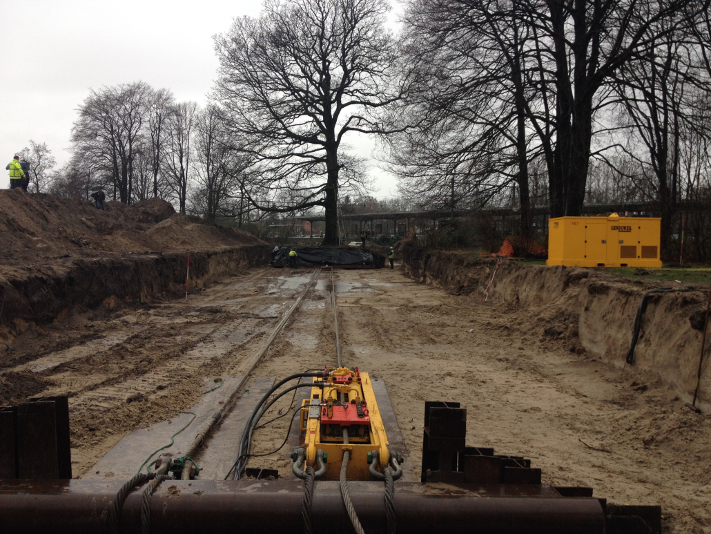 Harderwijk Oak Project Netherlands 100 ton linear winch CLI 210 | Bezemer Group