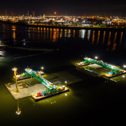 Drum winches on Schelde